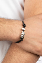Cargar imagen en el visor de la galería, Bolt Out Black/ Brown Men Bracelet
