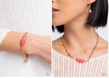 Load image into Gallery viewer, CUSTOM GOLD/ PINK STONE SET