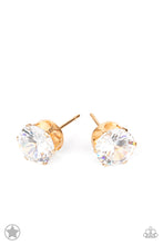 Cargar imagen en el visor de la galería, Just In TIMELESS Gold/ White Earring