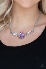 Cargar imagen en el visor de la galería, Way To Make An Entrance Purple Necklace