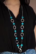 Load image into Gallery viewer, SHELL Your Soul Blue Necklace