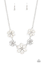 Load image into Gallery viewer, Fiercely Flowering White Pearl Necklace