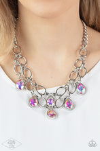 Load image into Gallery viewer, Show-Stopping Shimmer Multi/ White Necklace