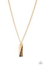 Load image into Gallery viewer, Tag Along Gold Men Necklace