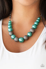 Cargar imagen en el visor de la galería, Color Me CEO Blue/Green Pearl Necklace