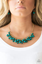 Cargar imagen en el visor de la galería, Tour de Trendsetter Blue/ Green Necklace
