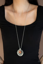 Load image into Gallery viewer, A Diamond A Day Orange Necklace