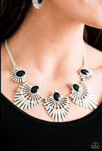 Cargar imagen en el visor de la galería, Miss YOU-niverse Black/ Silver Necklace