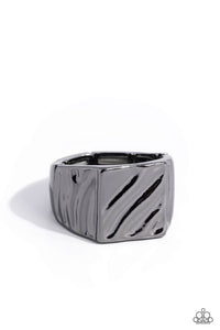 Illusion Black Men Ring