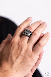 Illusion Black Men Ring