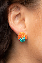 Load image into Gallery viewer, As Happy As Can BEAD Orange Earring
