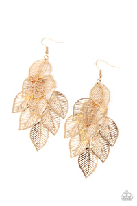 Limitlessly Leafy Gold Earring