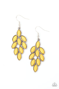 Flamboyant Foliage Yellow Earring