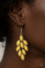 Cargar imagen en el visor de la galería, Flamboyant Foliage Yellow Earring
