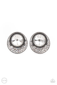 Off The RICHER-Scale White Earring