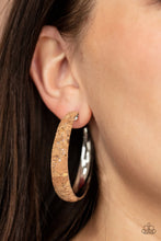 Load image into Gallery viewer, A CORK In The Road Silver Earring
