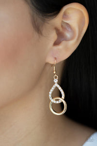 Red Carpet Couture Gold Earring