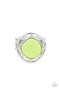 Encompassing Pearlescence Green Ring