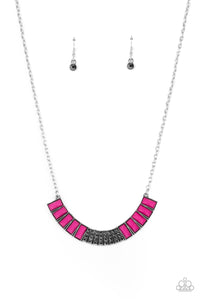 Coup de MANE Pink Necklace