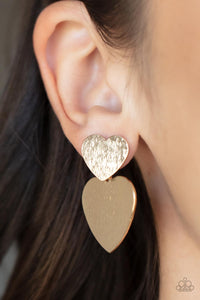 Heart-Racing Refinement Gold Earring