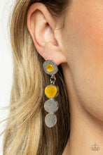 Load image into Gallery viewer, Asymmetrical Appeal Yellow Earring
