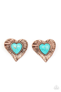 Rustic Romance Copper Earring