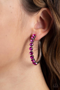 Photo Finish Pink Earring