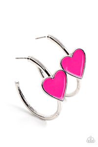 Kiss Up Pink/ Yellow Earring