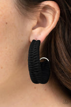 Load image into Gallery viewer, Rural Guru Black Earring
