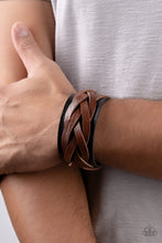 Load image into Gallery viewer, Rein it in Mens Black Bracelet
