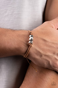 Bolt Out Black/ Brown Men Bracelet