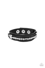 Load image into Gallery viewer, Easy on the Hardware Mens Black Bracelet
