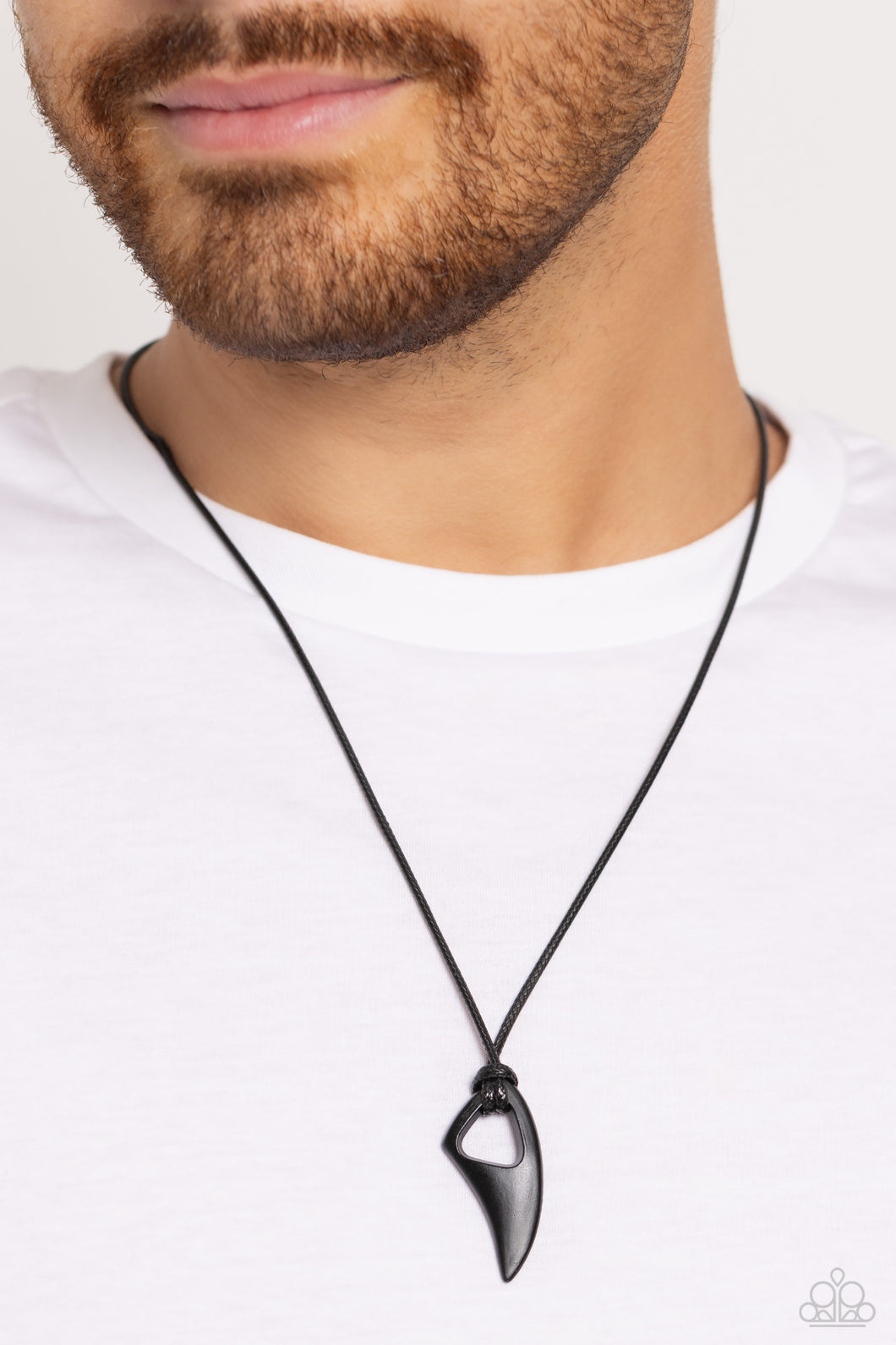 Summer Shark Black Men Necklace