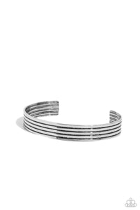 Metro Lineman Silver Men Bracelet