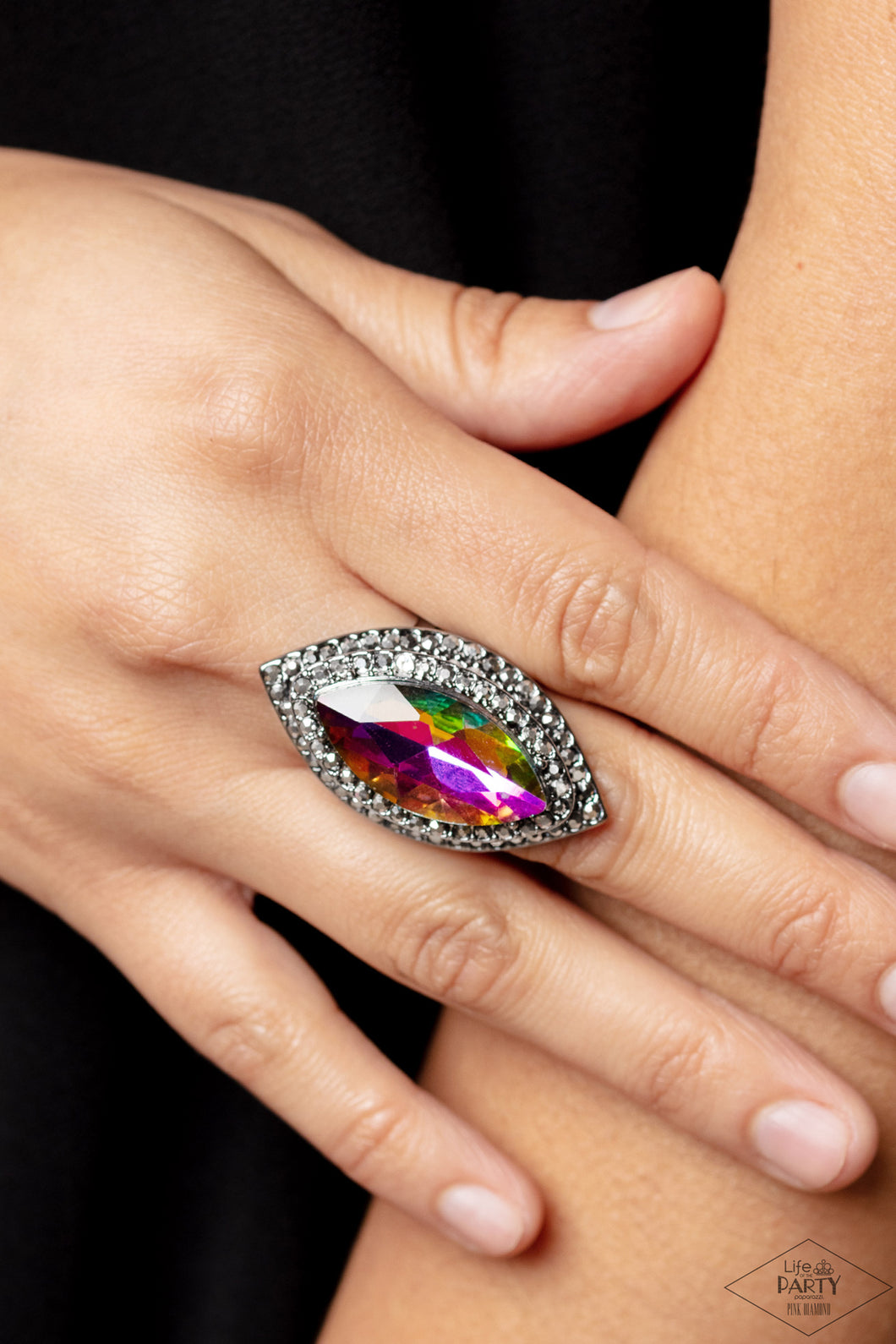 Jaw-Dropping Dazzle Multi Ring