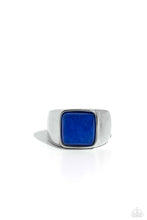 Load image into Gallery viewer, Earthy Envy Blue Men RIng
