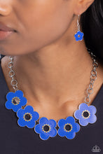 Load image into Gallery viewer, Cartoon Couture Blue Necklace
