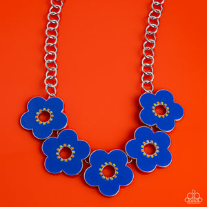 Cartoon Couture Blue Necklace