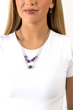 Load image into Gallery viewer, Chiseled Caliber Purple Necklace
