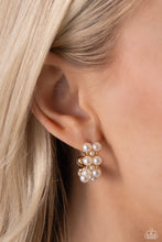 Load image into Gallery viewer, White Collar Wardrobe Gold Earring
