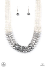 Load image into Gallery viewer, Lady In Waiting Silver Pearl Necklace
