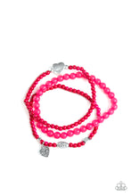 Load image into Gallery viewer, Really Romantic Pink/ Silver Bracelet
