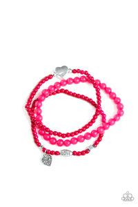 Really Romantic Pink/ Silver Bracelet