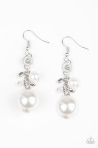 Timelessly Traditional White Earring