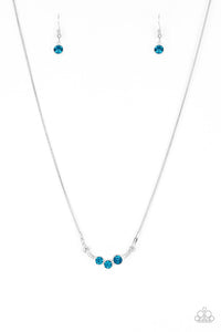 Sparkling Stargazer Blue Necklace