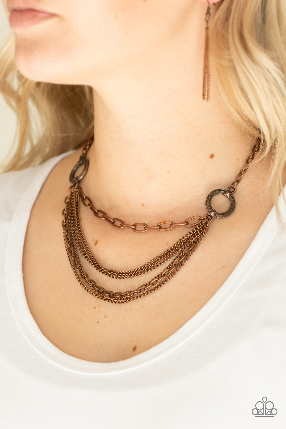 CHAINS of Command Copper Necklace