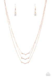 Pretty Petite Rose Gold Necklace