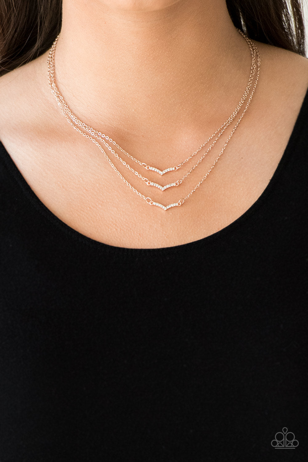 Pretty Petite Rose Gold Necklace