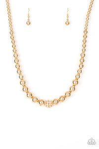 High-Stakes FAME Gold Necklace