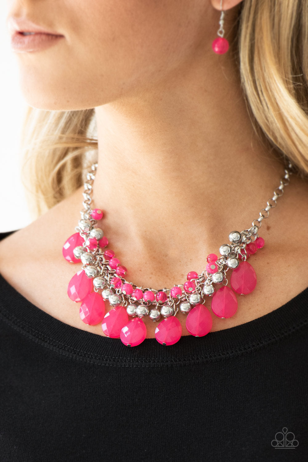 Trending Tropicana Pink Necklace